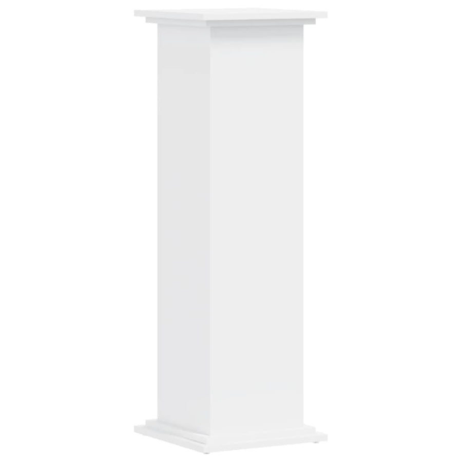 Plantenstandaard 33x33x100 cm bewerkt hout wit