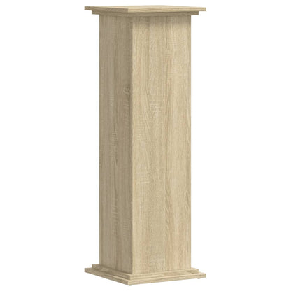 Plantenstandaard 33x33x100 cm bewerkt hout sonoma eikenkleurig