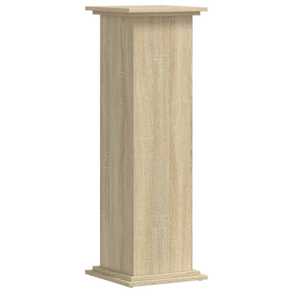 Plantenstandaard 33x33x100 cm bewerkt hout sonoma eikenkleurig