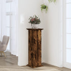 Plant Stand 33x33x100 cm Treated Wood Smoked Oak Look