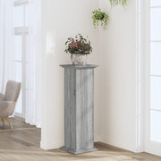 Plantenstandaard 33x33x100 cm bewerkt hout grijs