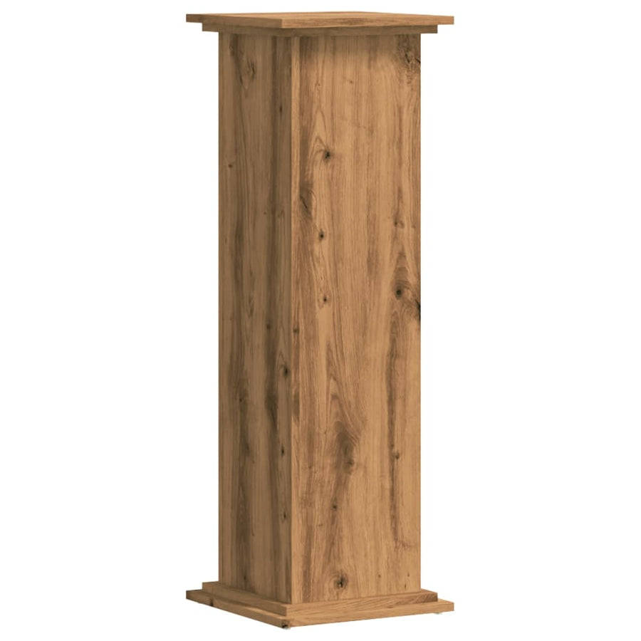 Plantenstandaard 33x33x100 cm bewerkt hout artisanaal eiken