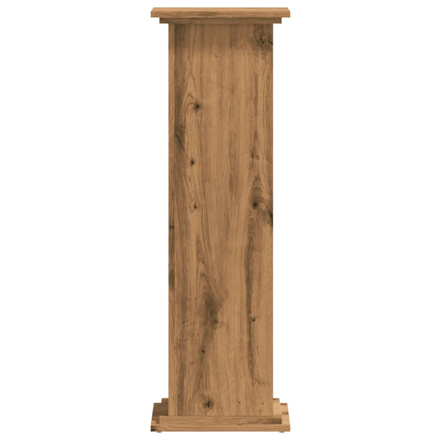 Plantenstandaard 33x33x100 cm bewerkt hout artisanaal eiken