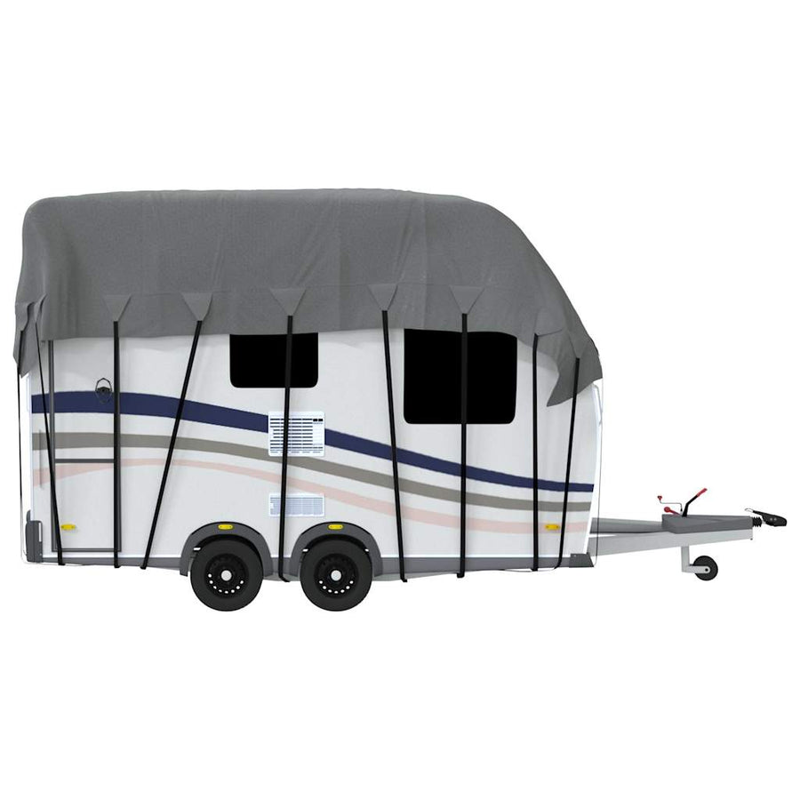 Caravan dakbedekking 500x300 cm vliesvlies grijs