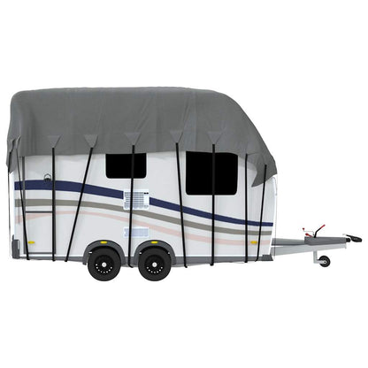 Caravan dakbedekking 600x300 cm vliesvlies grijs