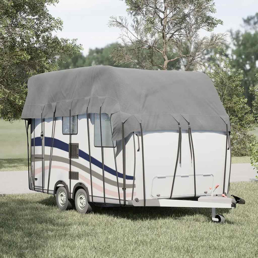 Caravan dakbedekking 600x300 cm vliesvlies grijs