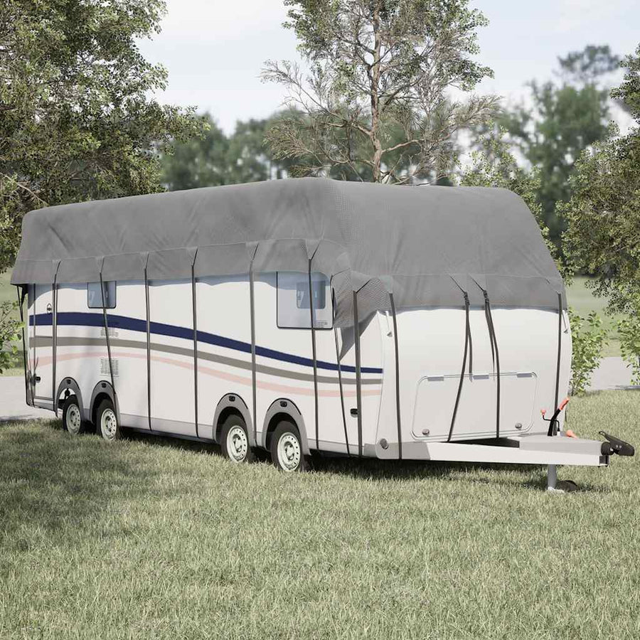 Caravan dakbedekking 900x300 cm vliesvlies grijs