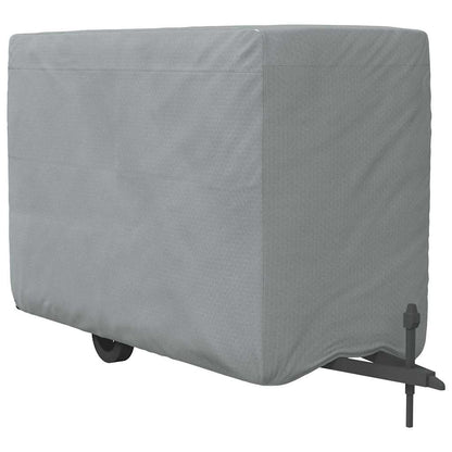 Paardentrailerhoes Vliesvlies Grijs 334 x 148 x 230 cm