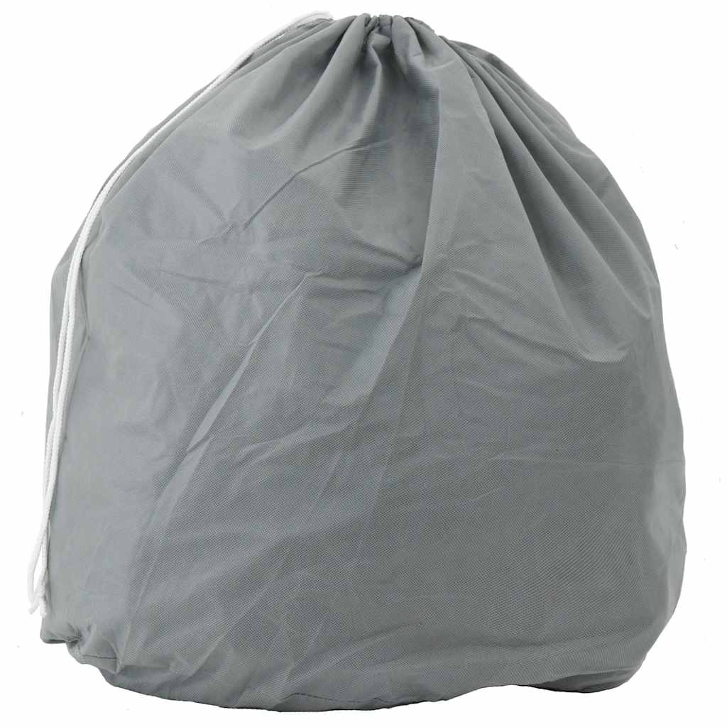Paardentrailerhoes Vliesvlies Grijs 334 x 148 x 230 cm