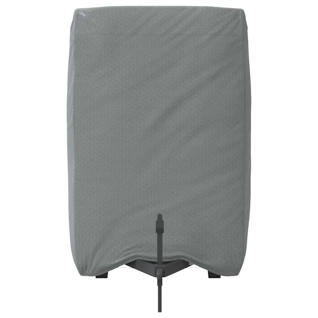 Paardentrailerhoes Vliesvlies Grijs 334 x 148 x 230 cm