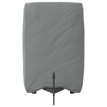 Paardentrailerhoes Vliesvlies Grijs 334 x 148 x 230 cm