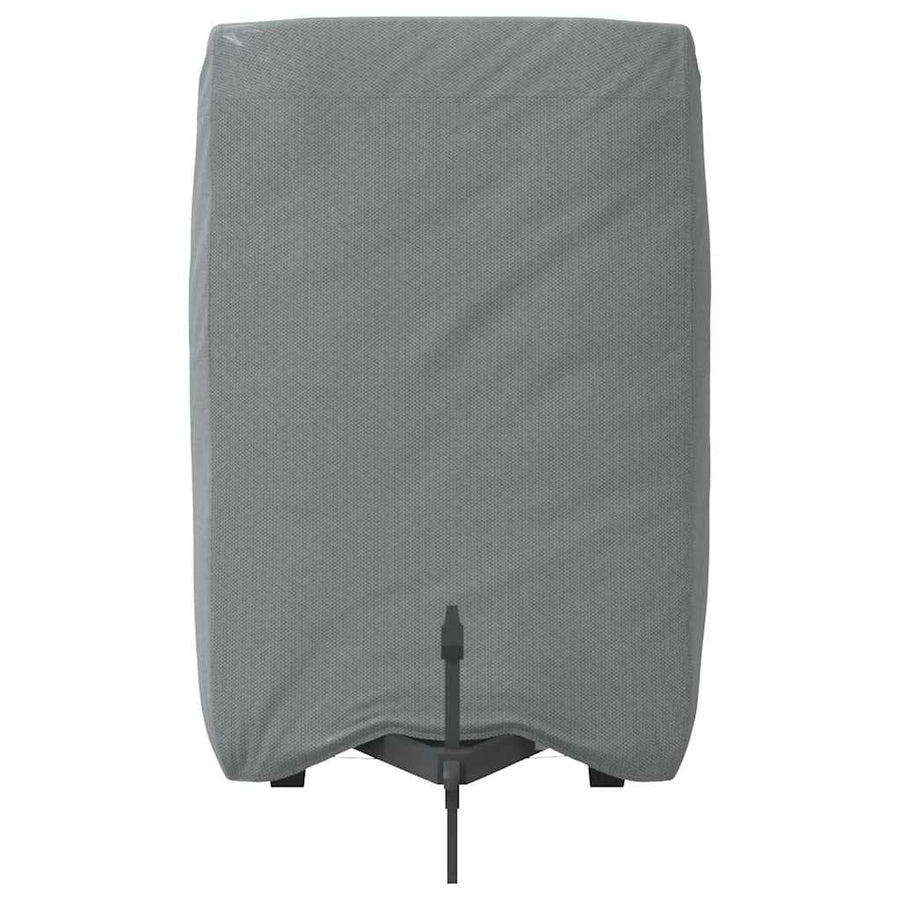 Paardentrailerhoes 334x148x230 cm vliesvlies grijs