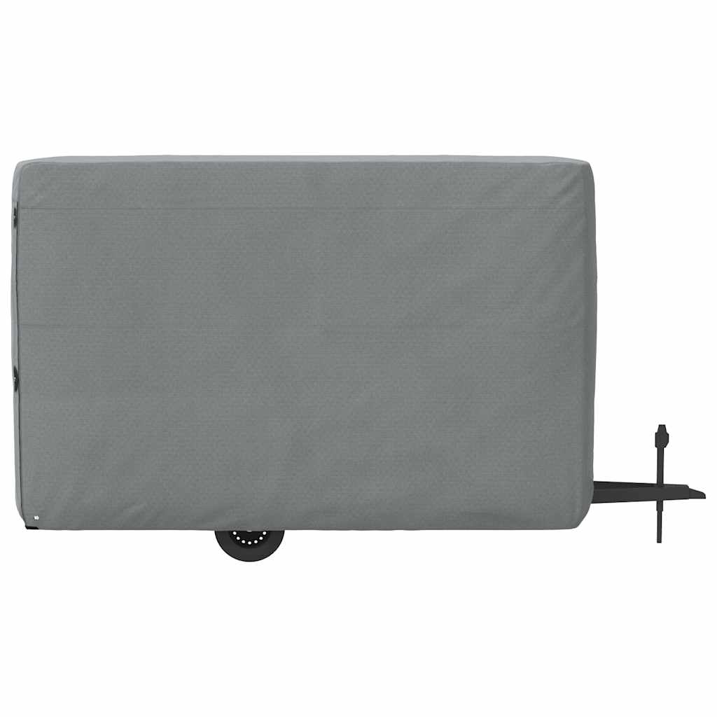 Paardentrailerhoes Vliesvlies Grijs 334 x 148 x 230 cm