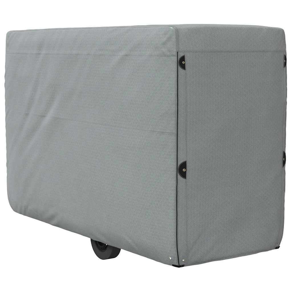 Paardentrailerhoes Vliesvlies Grijs 334 x 148 x 230 cm