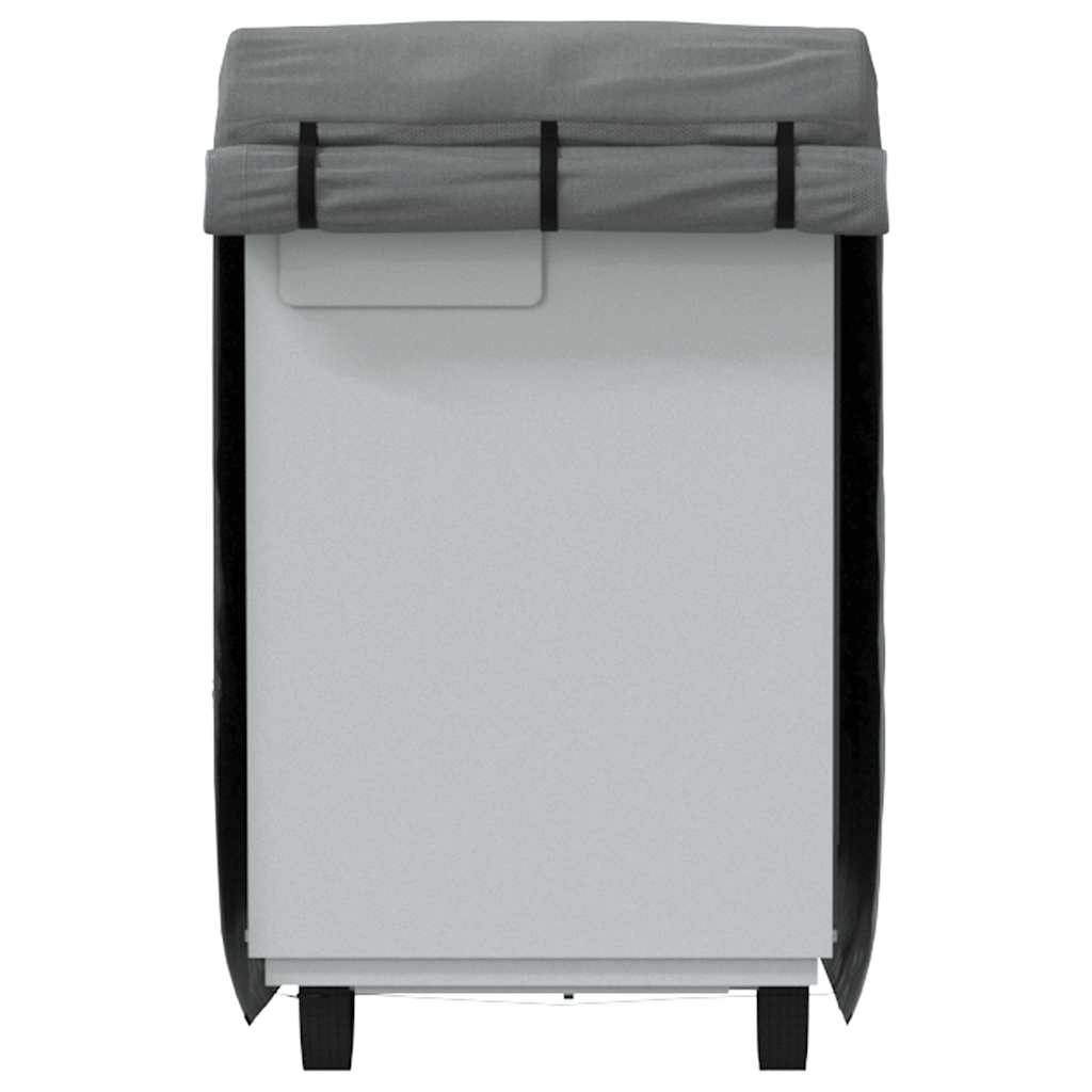 Paardentrailerhoes Vliesvlies Grijs 334 x 148 x 230 cm
