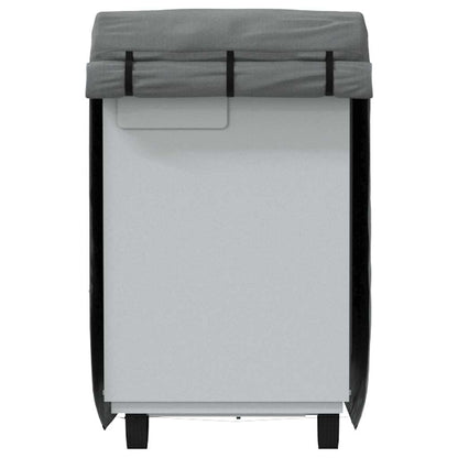Paardentrailerhoes Vliesvlies Grijs 334 x 148 x 230 cm