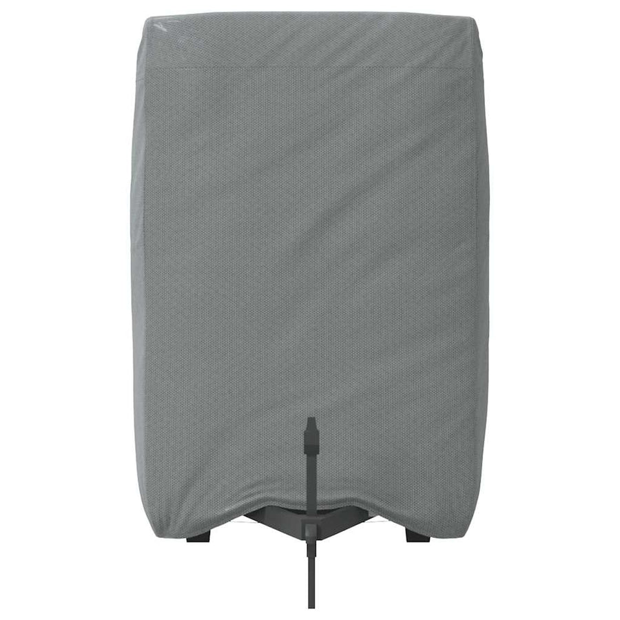 Paardentrailerhoes 396x178x250 cm vliesvlies grijs