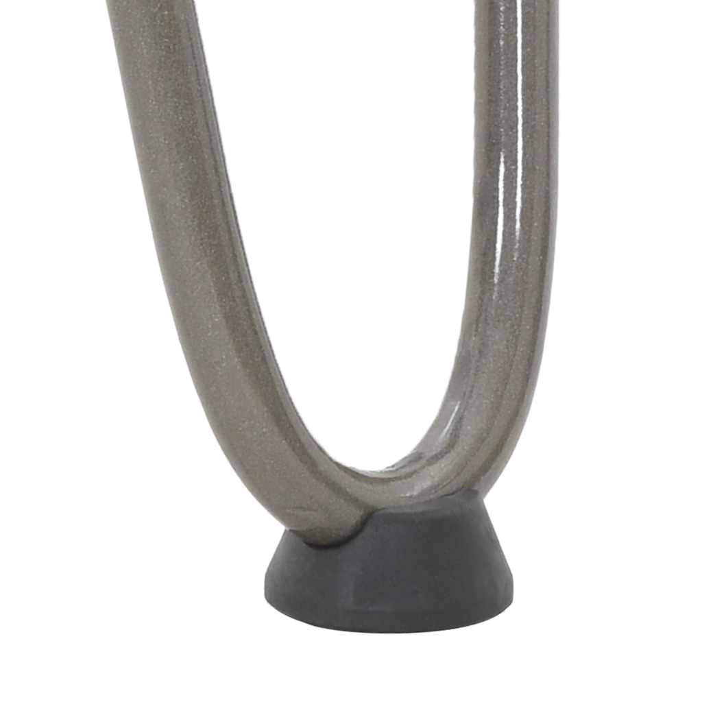 Haarspeld tafelpoten 4 st 20 cm massief staal naturel
