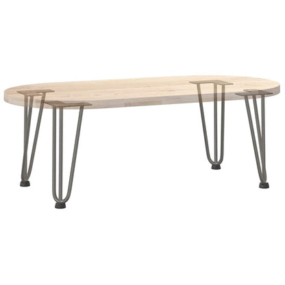 Haarspeld tafelpoten 4 st 30 cm massief staal naturel