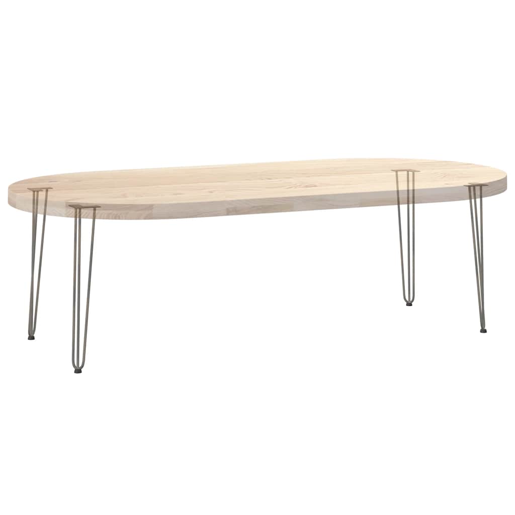 Haarspeld tafelpoten 4 st 72 cm massief staal naturel