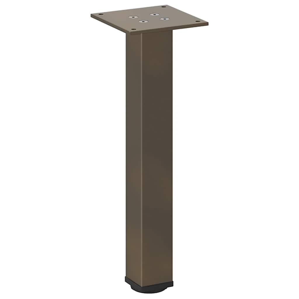 Salontafelpoten 4 st 30-32 cm staal naturel