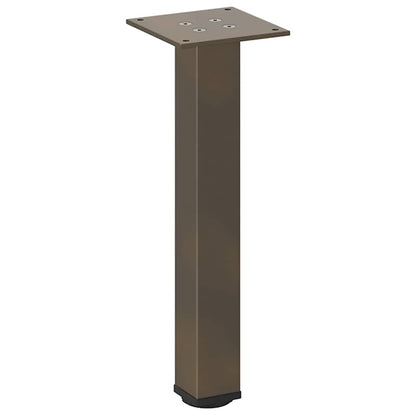 Salontafelpoten 4 st 30-32 cm staal naturel