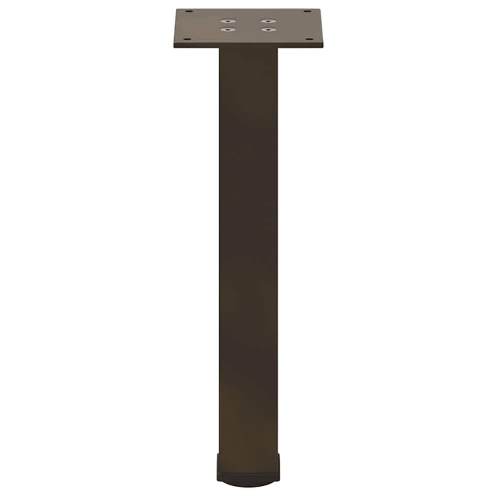 Salontafelpoten 4 st 30-32 cm staal naturel