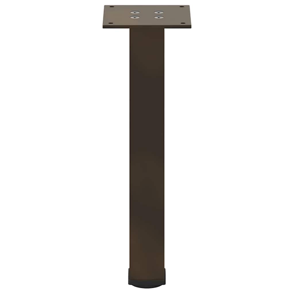 Salontafelpoten 4 st 30-32 cm staal naturel