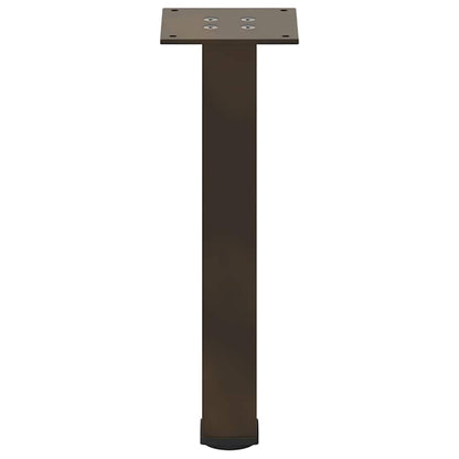 Salontafelpoten 4 st 30-32 cm staal naturel