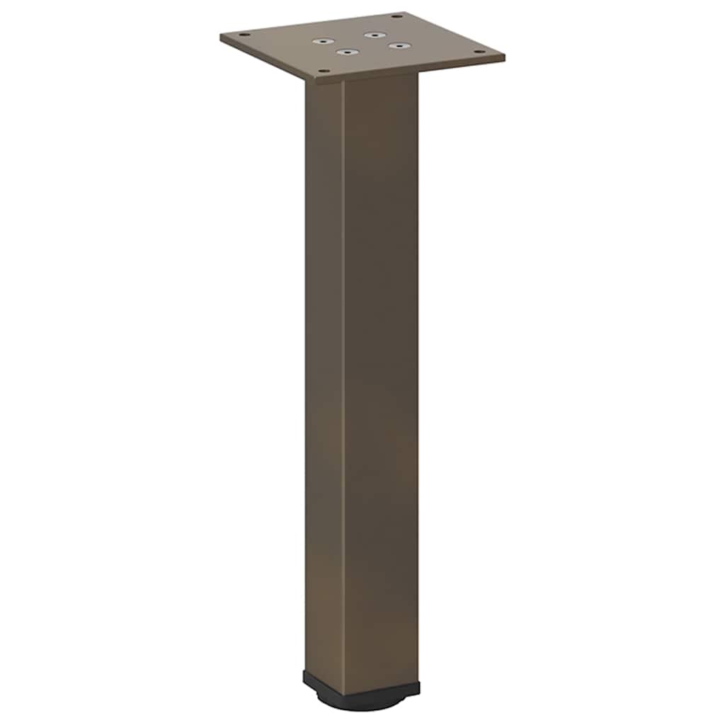 Salontafelpoten 4 st 42-44 cm staal naturel