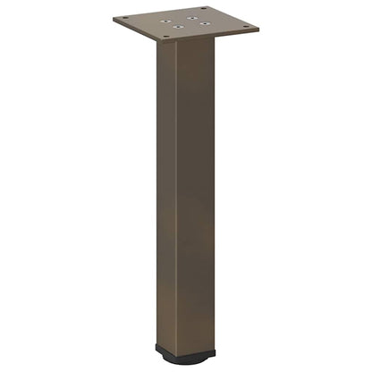 Salontafelpoten 4 st 42-44 cm staal naturel