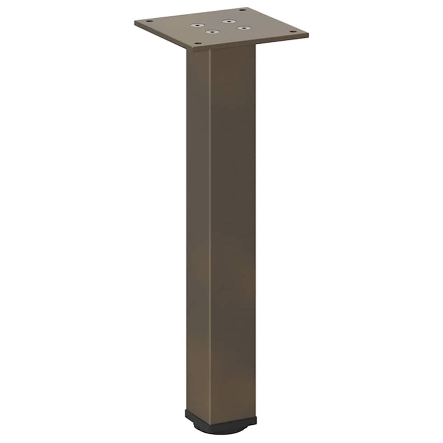 Salontafelpoten 4 st 42-44 cm staal naturel