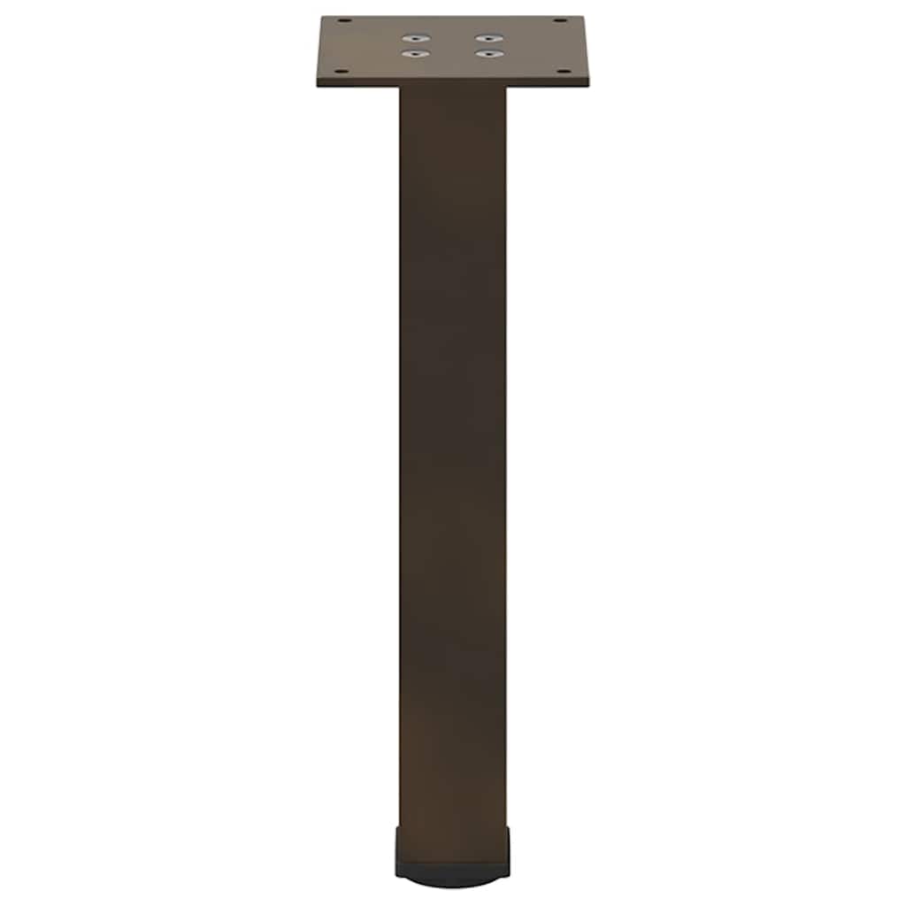 Salontafelpoten 4 st 42-44 cm staal naturel