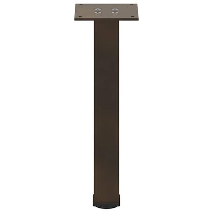 Salontafelpoten 4 st 42-44 cm staal naturel