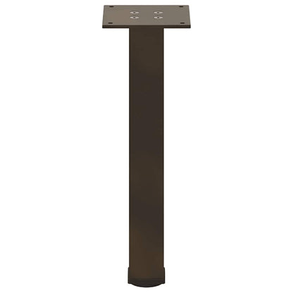 Salontafelpoten 4 st 42-44 cm staal naturel