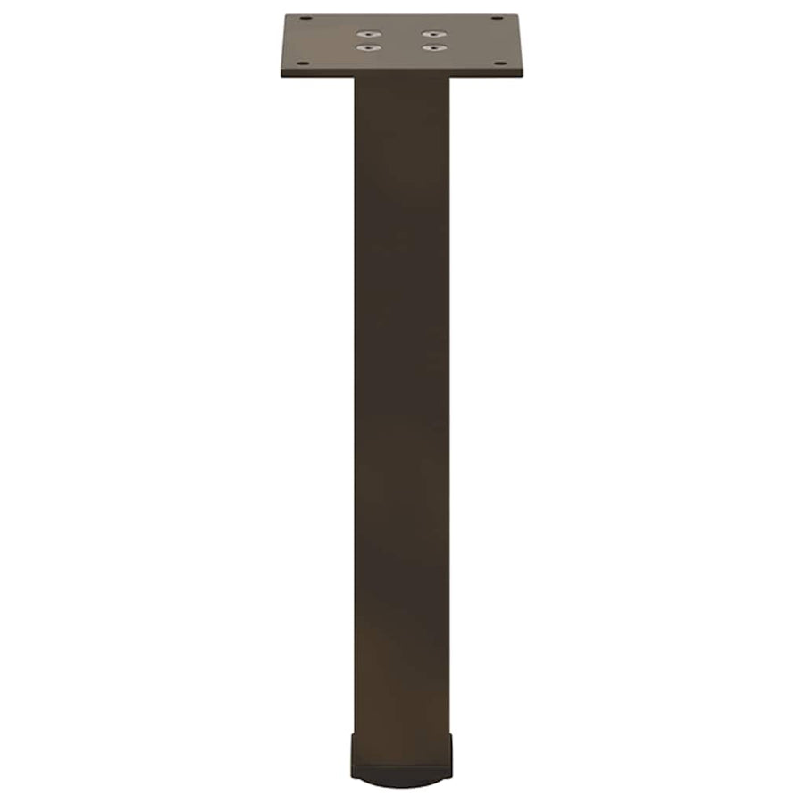 Salontafelpoten 4 st 42-44 cm staal naturel