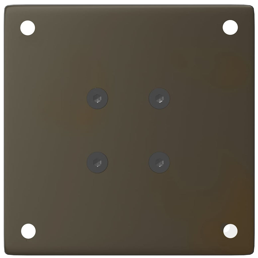 Salontafelpoten 4 st 42-44 cm staal naturel