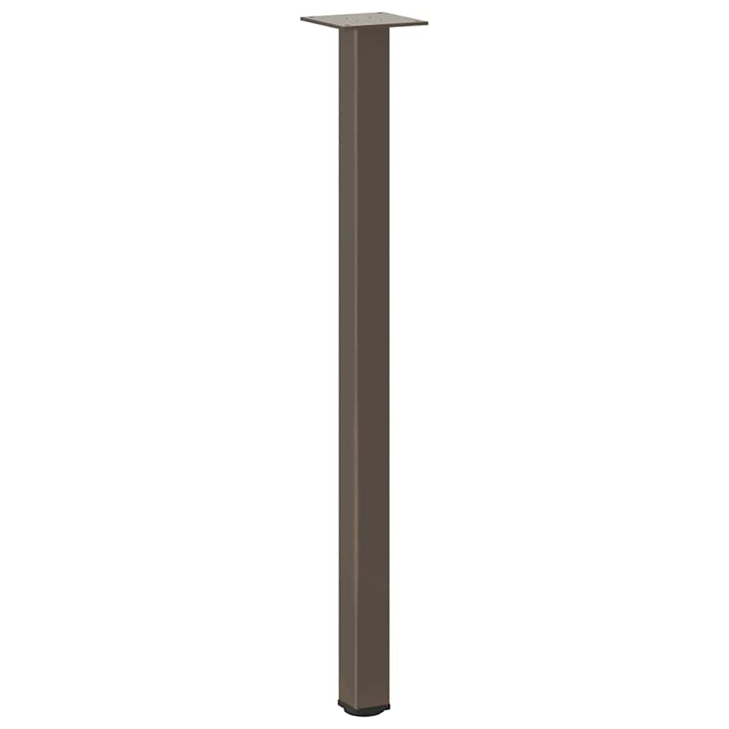 Salontafelpoten 4 st 72-74 cm staal naturel