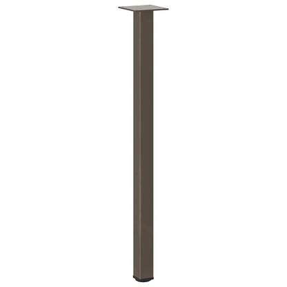 Salontafelpoten 4 st 72-74 cm staal naturel