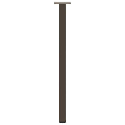 Salontafelpoten 4 st 72-74 cm staal naturel