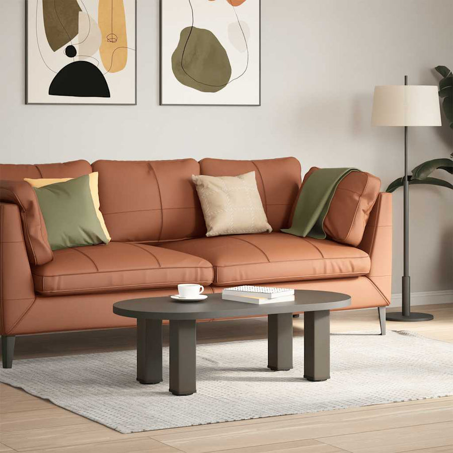 Salontafelpoten 4 st 42-44 cm staal naturel