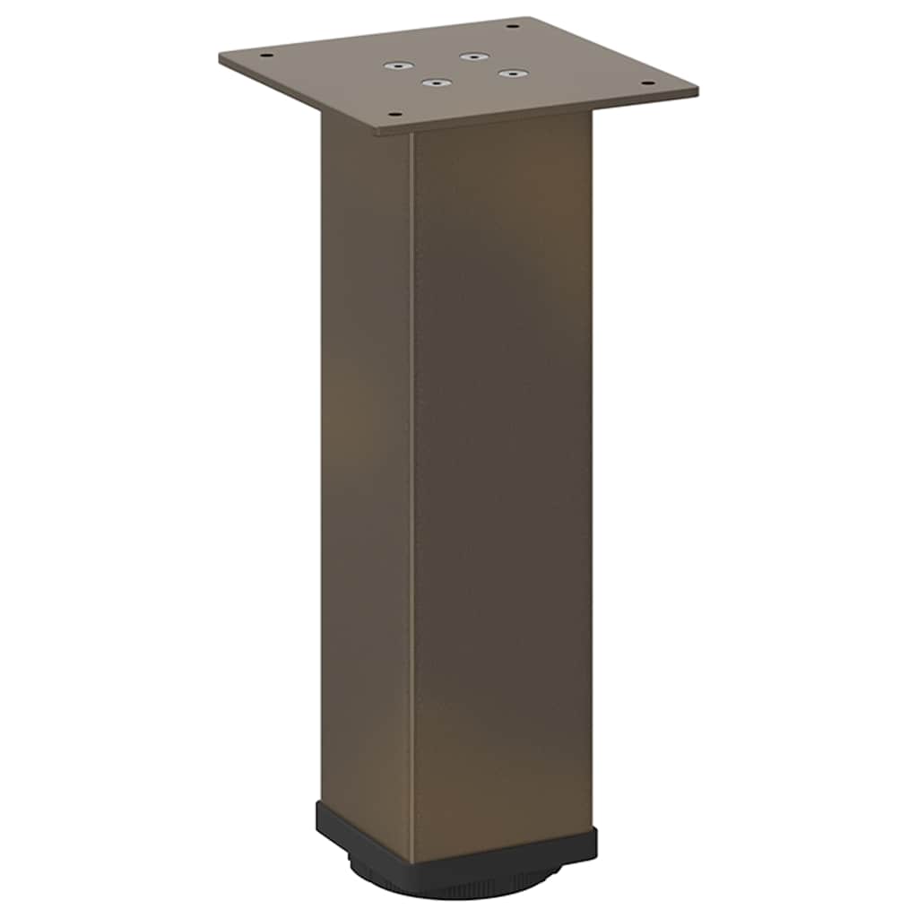 Salontafelpoten 4 st 42-44 cm staal naturel