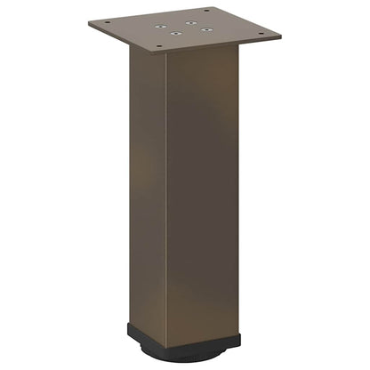 Salontafelpoten 4 st 42-44 cm staal naturel