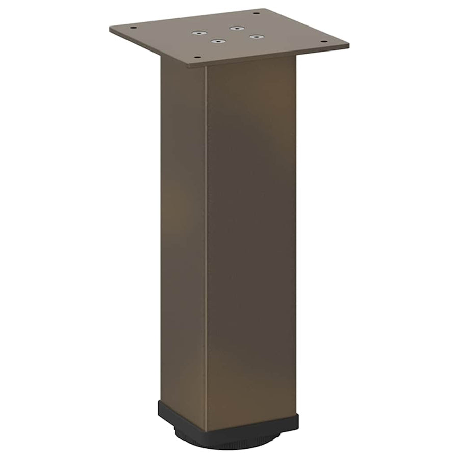 Salontafelpoten 4 st 42-44 cm staal naturel