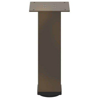 Salontafelpoten 4 st 42-44 cm staal naturel