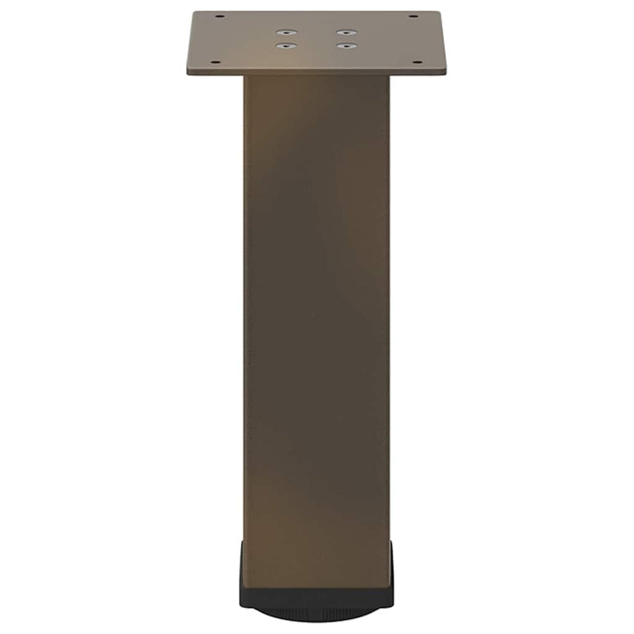Salontafelpoten 4 st 42-44 cm staal naturel