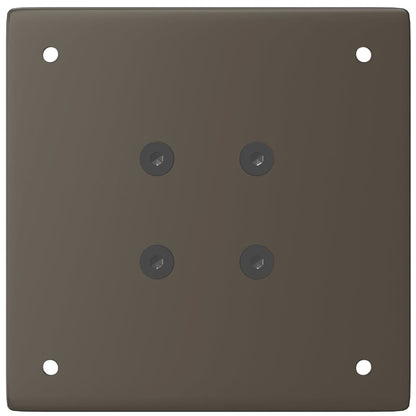 Salontafelpoten 4 st 42-44 cm staal naturel