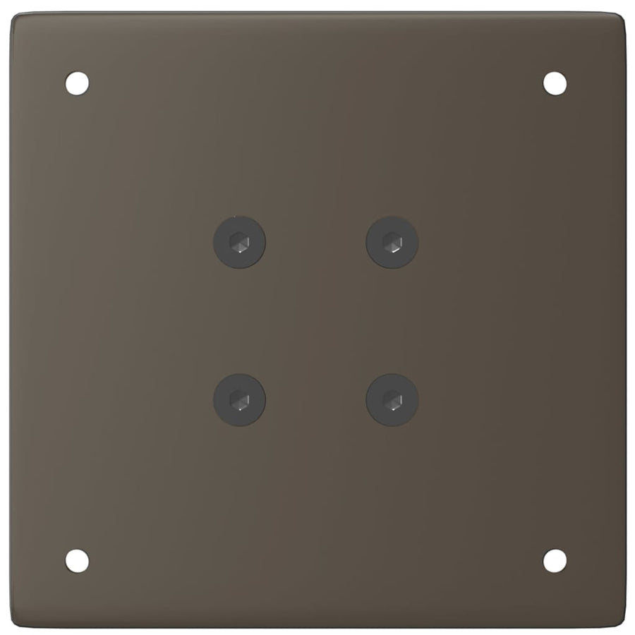 Salontafelpoten 4 st 42-44 cm staal naturel