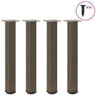 Console table legs 4 pcs 72-74 cm steel natural