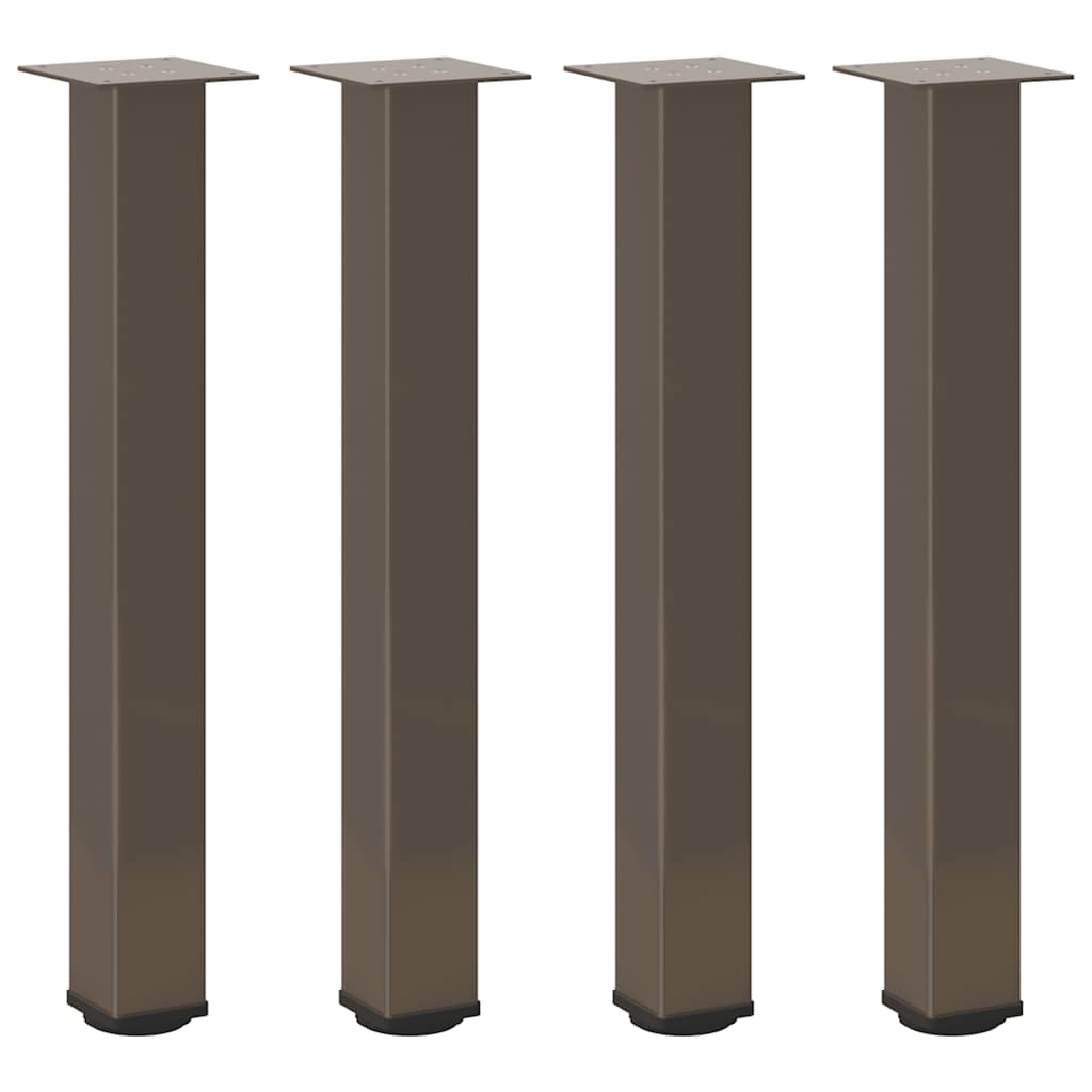 Salontafelpoten 4 st 72-74 cm staal naturel